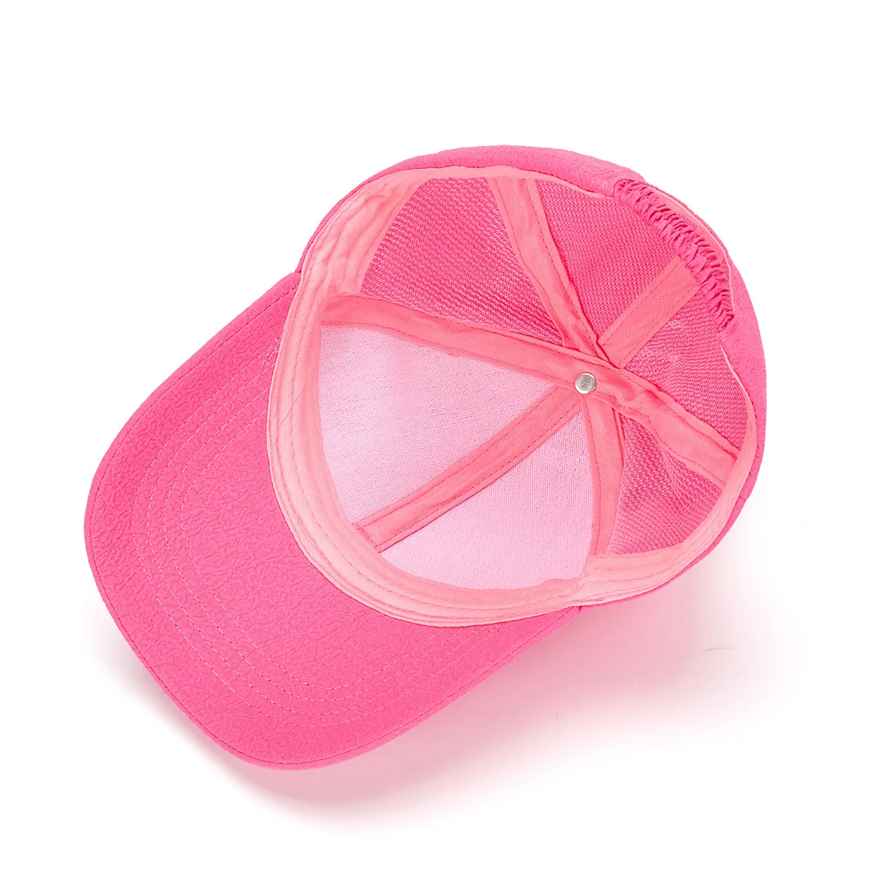 Cute princess girls sweet pink cap spring summer breathable Girls Butterfly knot Baseball Cap