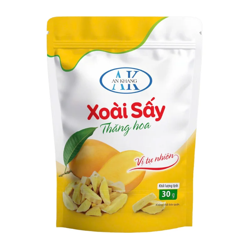 Good For Health 100% Dried Mango Dried Fruit Organic Low Fat HACCP Certificate Plastic Bag Packaging Vietnamese Supplier