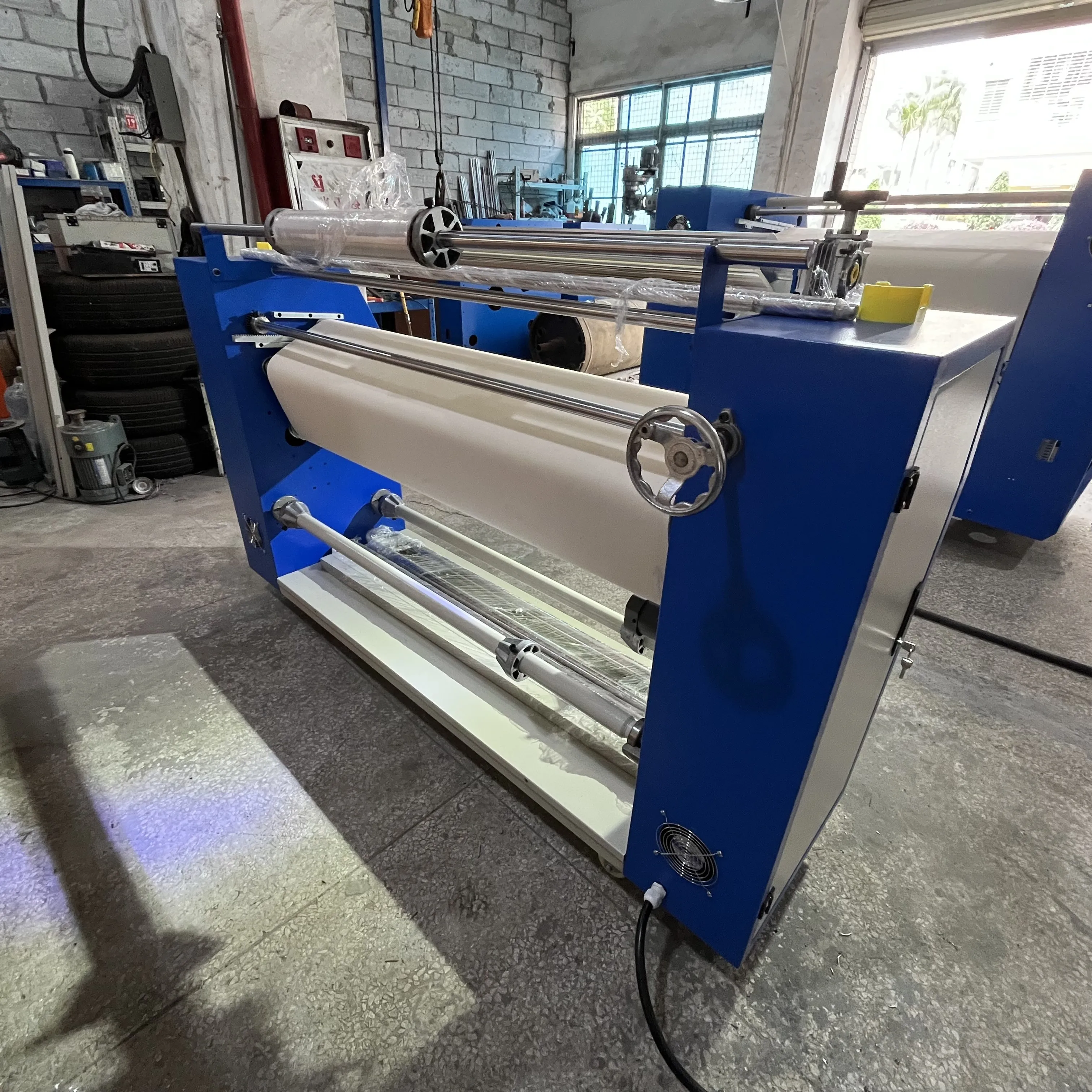 Wholesale Price Sublimation Roll Heat Press Cut Transfer Oil Roller Sublimation Printing Machine For Ribbon