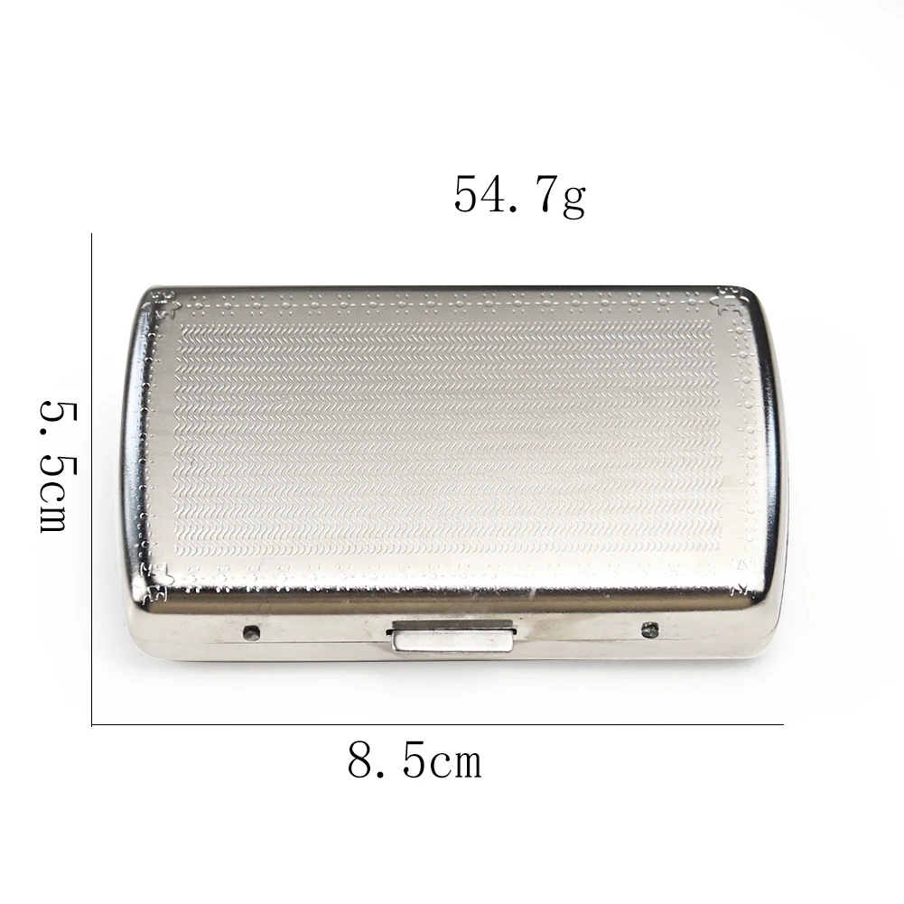 
Ultra thin individual portable cigarette case stainless steel 12 pack cigarette case wholesale cigarette case 