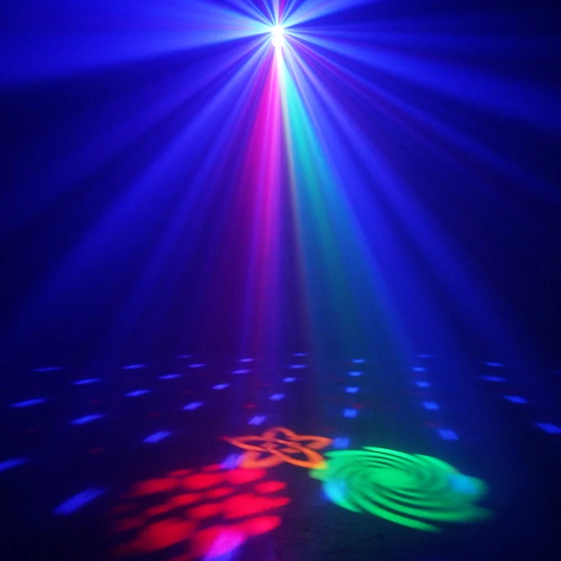 Source Factor Portable RGB Ambient Light Mini Disco Ball LED Party Light Sound Activated USB Operated for Outdoor Party Decor
