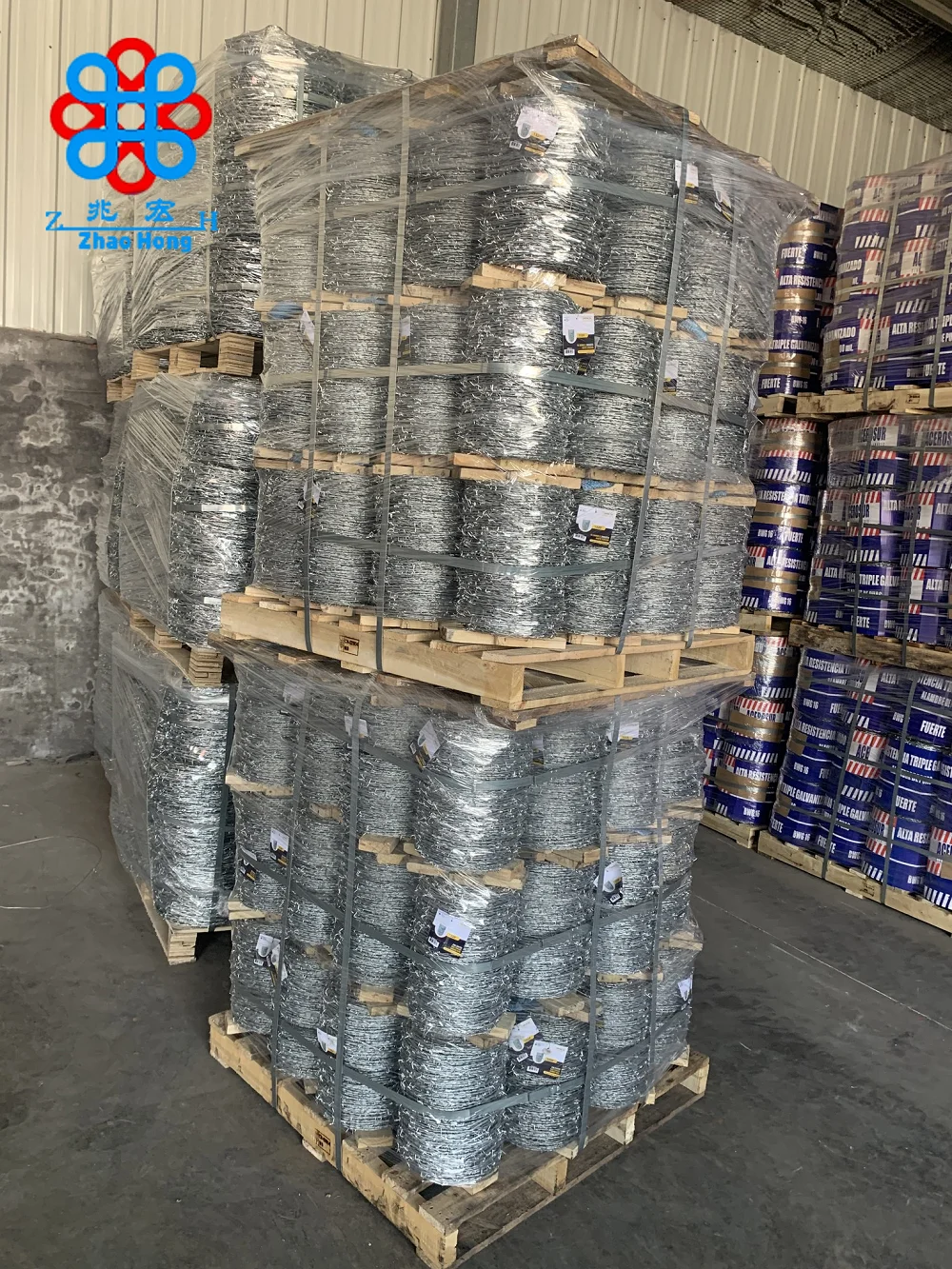 China Factory Directly Sell high quality Hot Dipped Galvanized barbed wire price per roll alambre de pua/ galvanized barbed wire