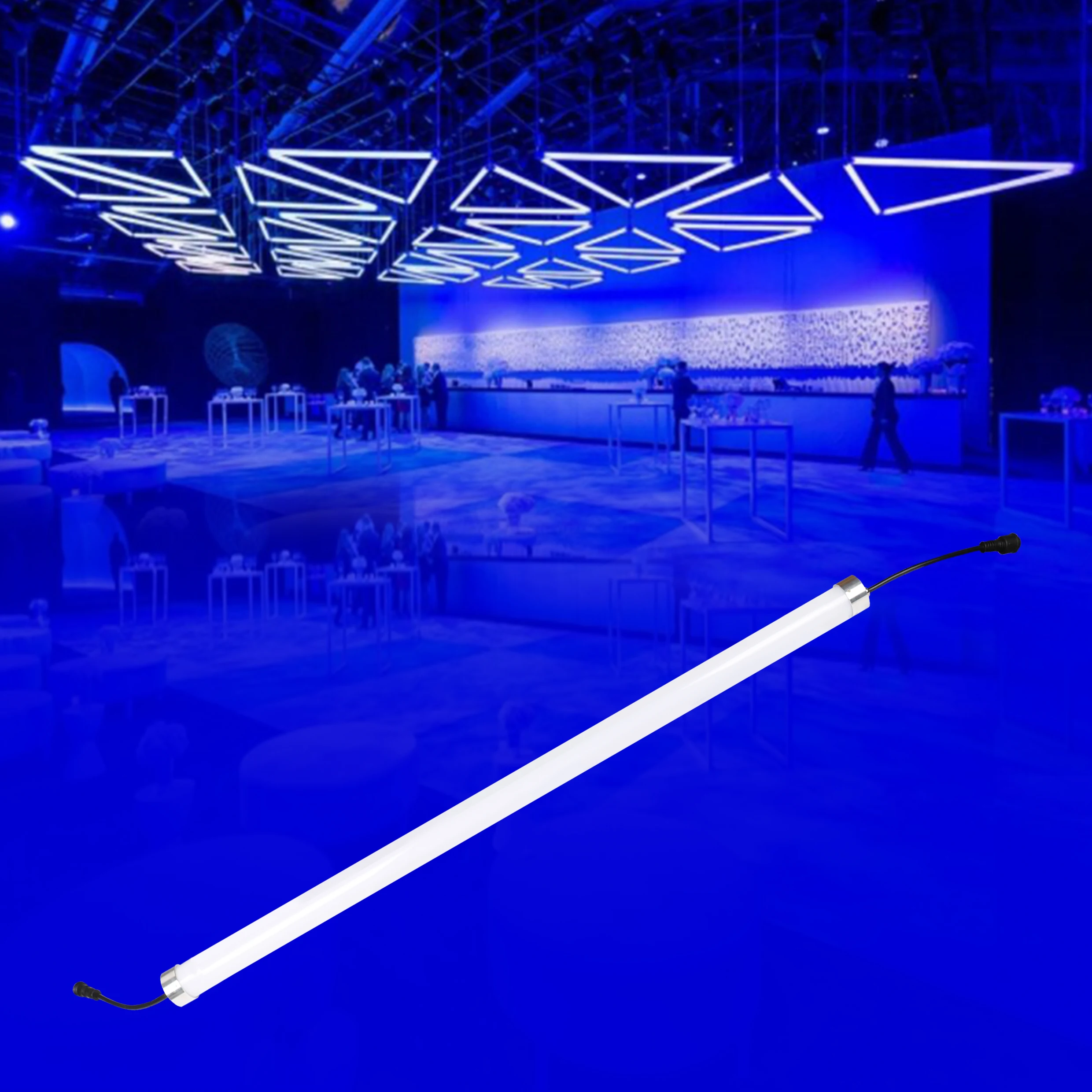 SHIJI Stage Event Decoration LED Wall Light Bar 40mm Matrix Tube Light RDM DMX512 3D Led Pixel Tube Light