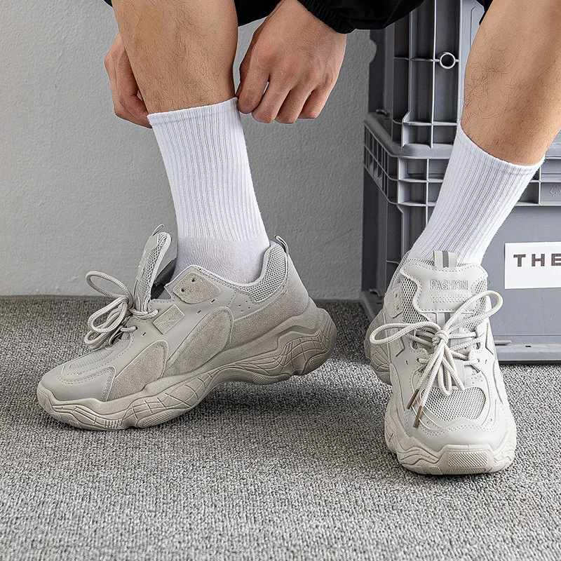 Wholesale Custom Logo Letter Fashionable Gym White Mens Terry Sport Quarter Socks