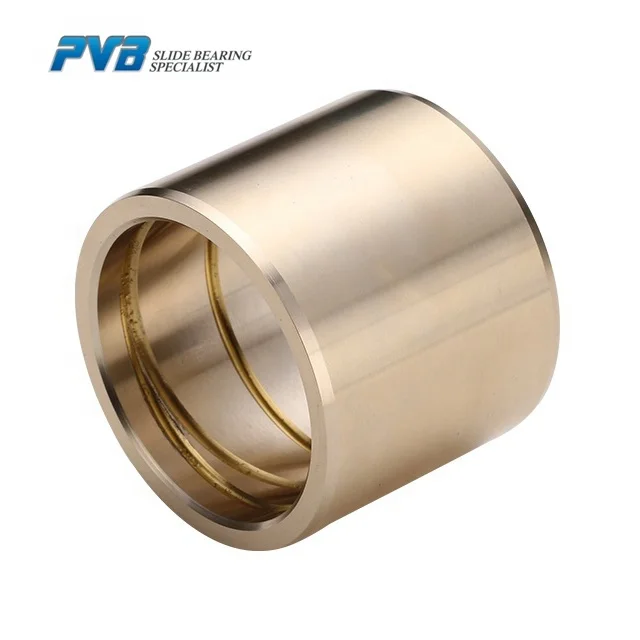 CuZn25Al5 high tensile brass bushing, C86300 bronze bearing with oil grooves, SAE430B bronze bushing