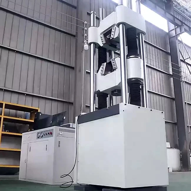 600KN компьютеризированная сервогидравлическая универсальная стойка для испытания на растяжение