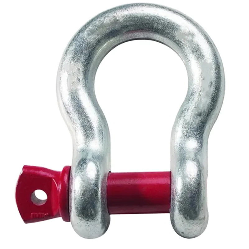 Heavy-Duty G209 Bow Shackle US Type Forged Zinc Safety Bolt Pin Marine Hardware Heavy Industry Automotive General Alloy Steel