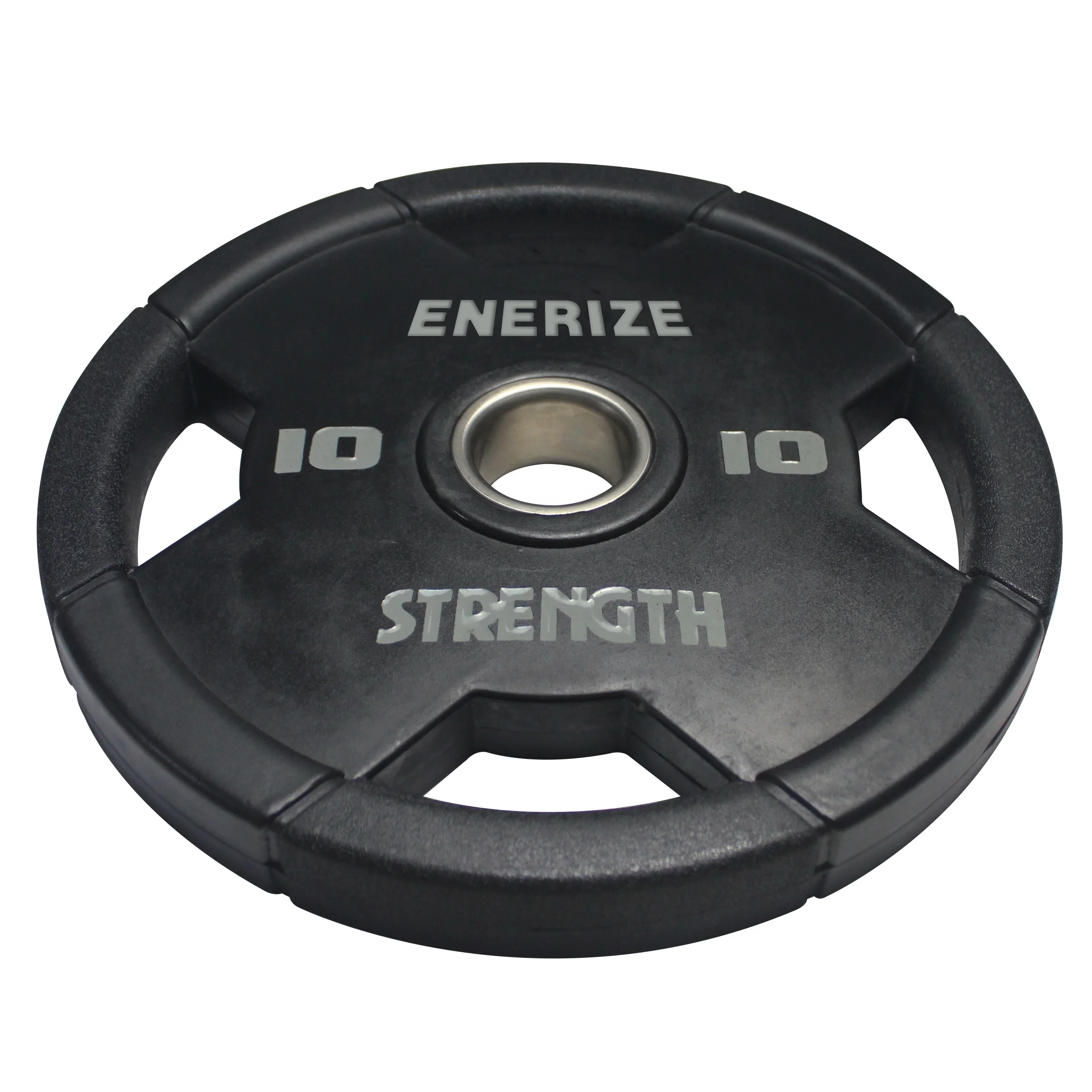 Weightlifting Fitness Workout Weight Plates For Gym Cast Iron Tri Grip Bumper Barbell Rubber Barbell Piece