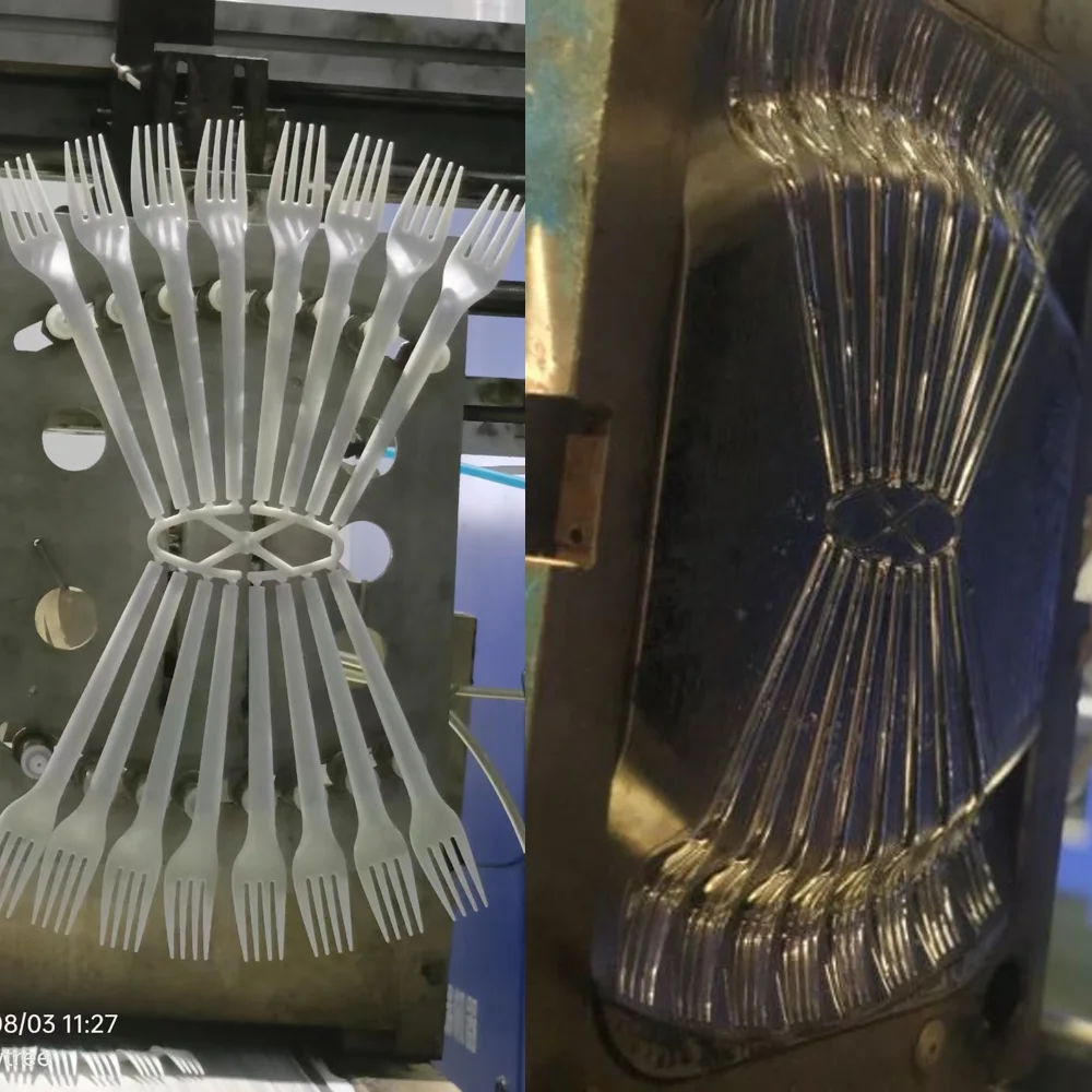 Mass Production molds and tooling for the new customized cutlery (knife, fork, spoon, coffee stirrer, etc.)