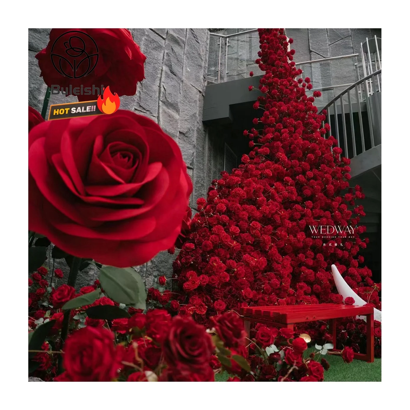 Large Flower Rose 10cm Velvet Red Burgundy Roses lavender Single Stem Roses for Wedding Marriage Decor Artificial Flowers