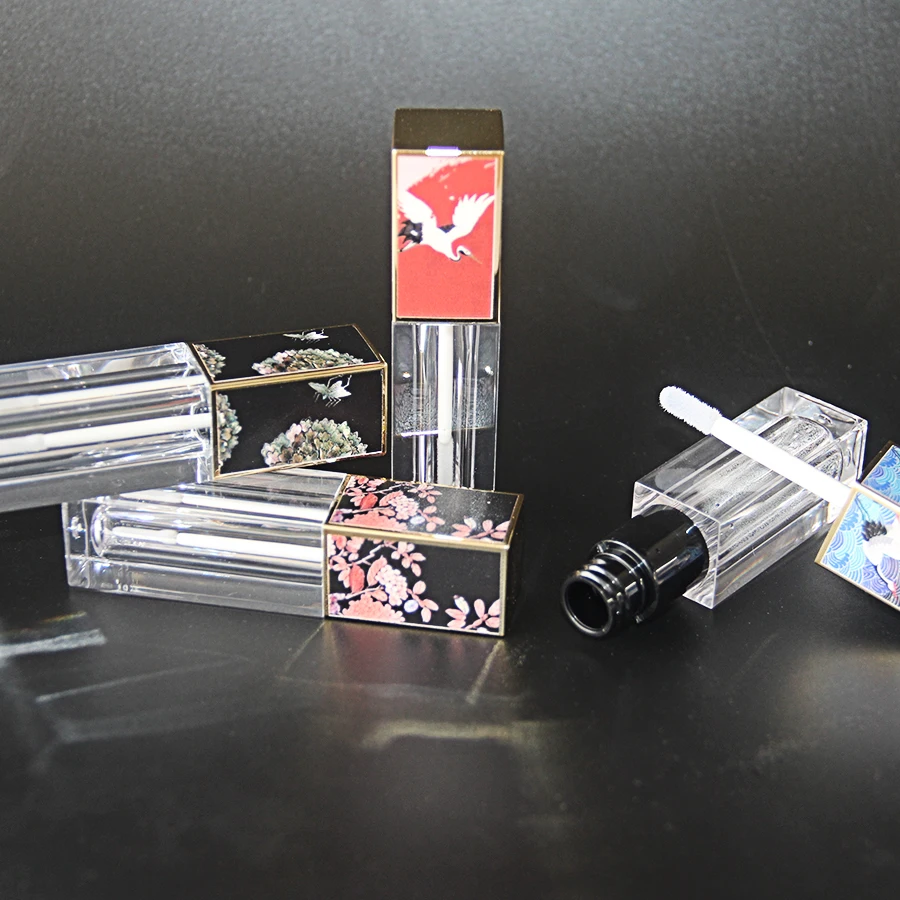 
Wholesale cosmetic lip gloss bottle / case packaging clear custom lip gloss tubes 