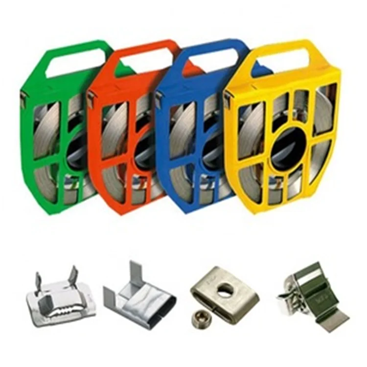 metal banding buckle stainless packing binding steel strapping clip band supplier