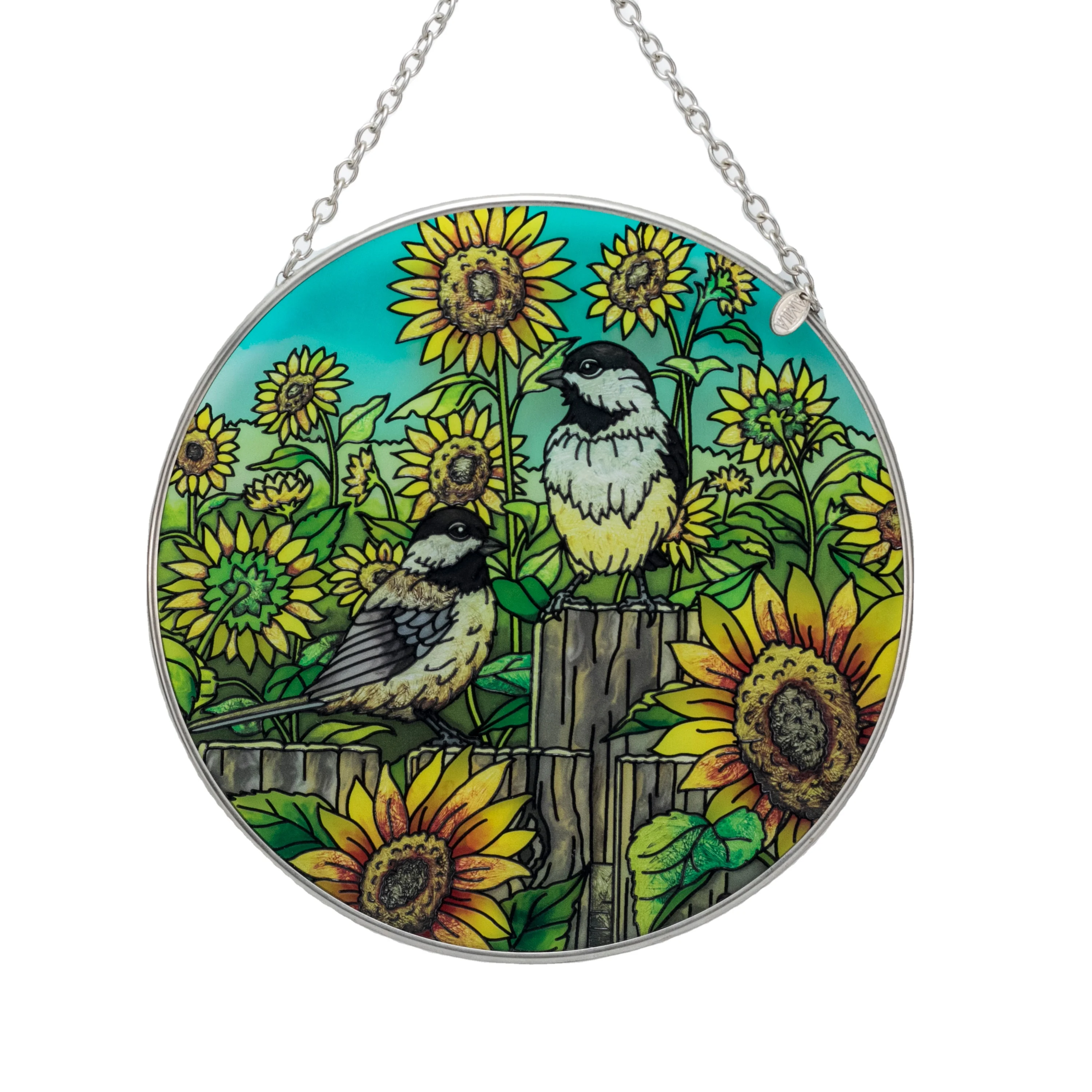 Party Curtain Decor Christmas OrnamentHand Painted Beveled Glass by Oval Sun Catcher, Orchid Collage with Dragonfly, Suncatcher