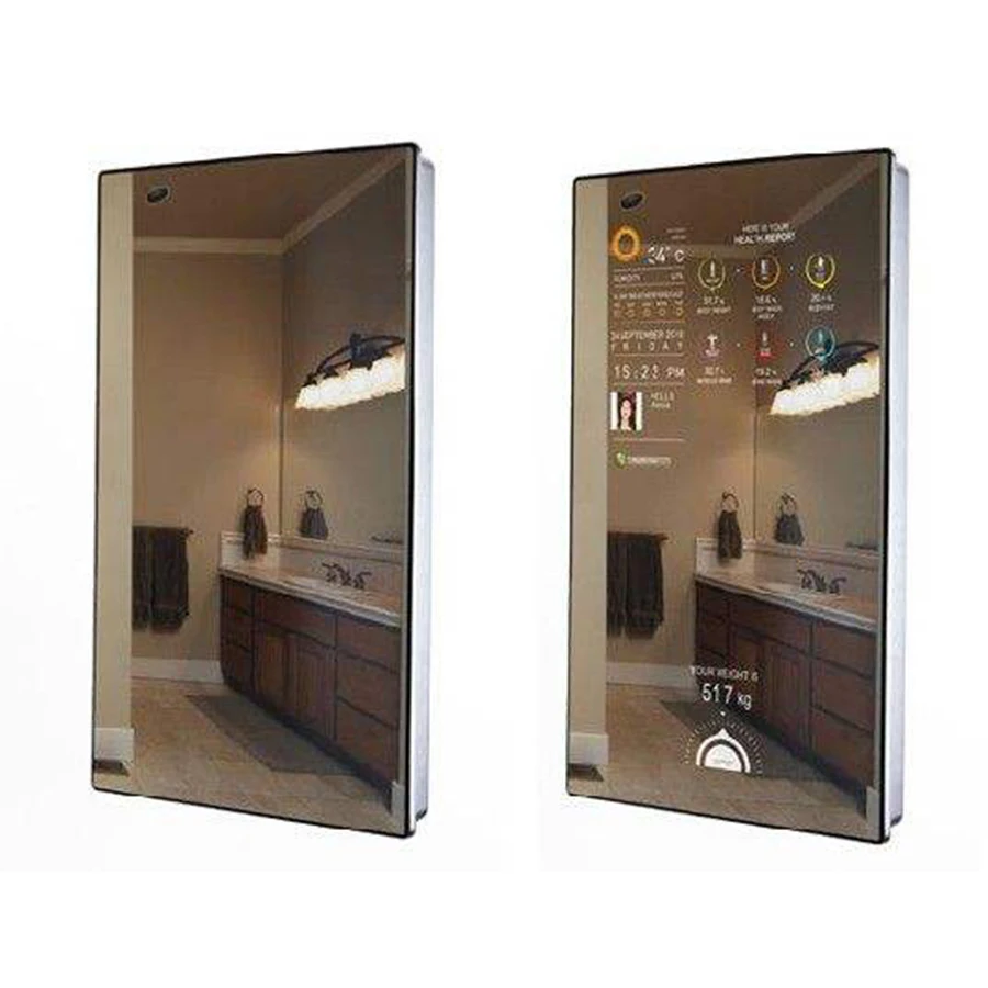 21.5 inch touch screen smart magic mirror with Wifi android system for bathroom hotel