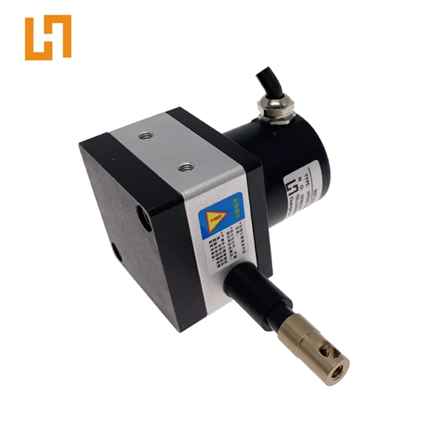 HY50M-0-10K-24V voltage 1000mm range Draw Wire Linear Encoder String Potentiometer Wire Rope Position Encoder