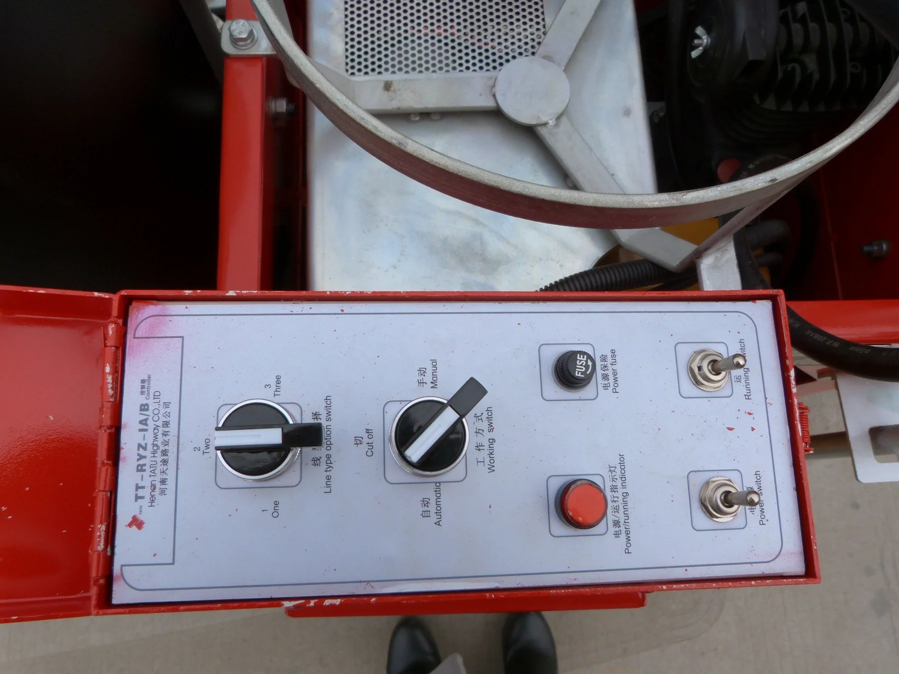 Multi-function Safety reflective convex rumble strip marking lines thermoplastic convex screed marking machine