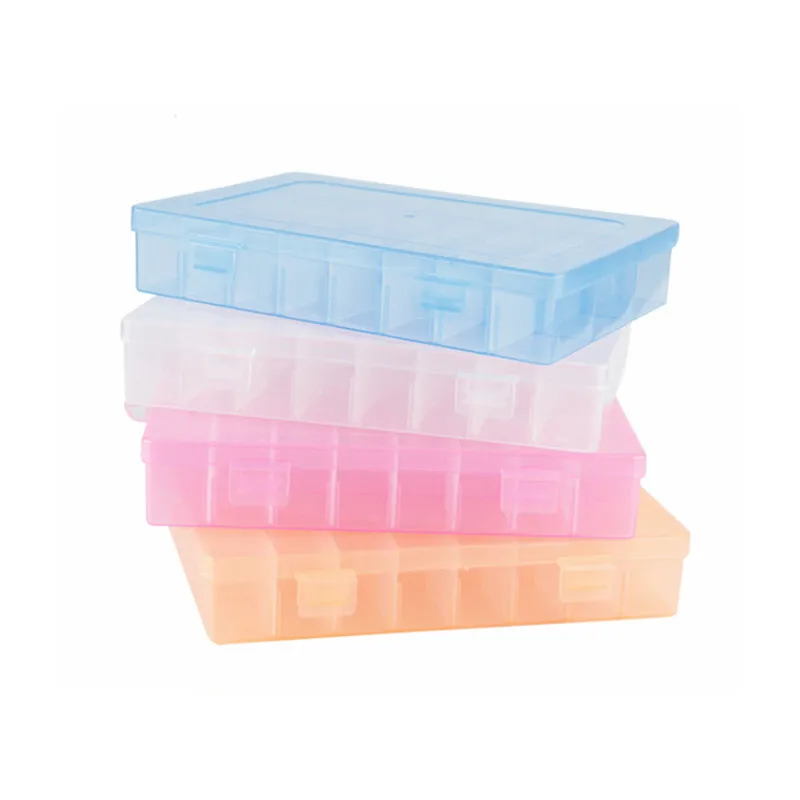 
Transparent 24 small compartments are detachable, multi-compartment to organize jewelry, small parts PP storage box 