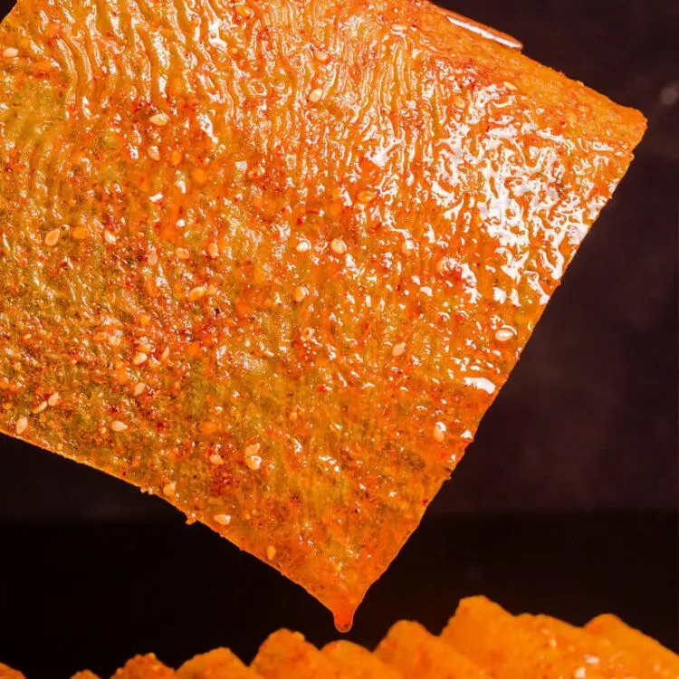 Genji Food Wholesale Famous Spicy Snack Food 148g Genji Hot Spicy Beancurd Slice