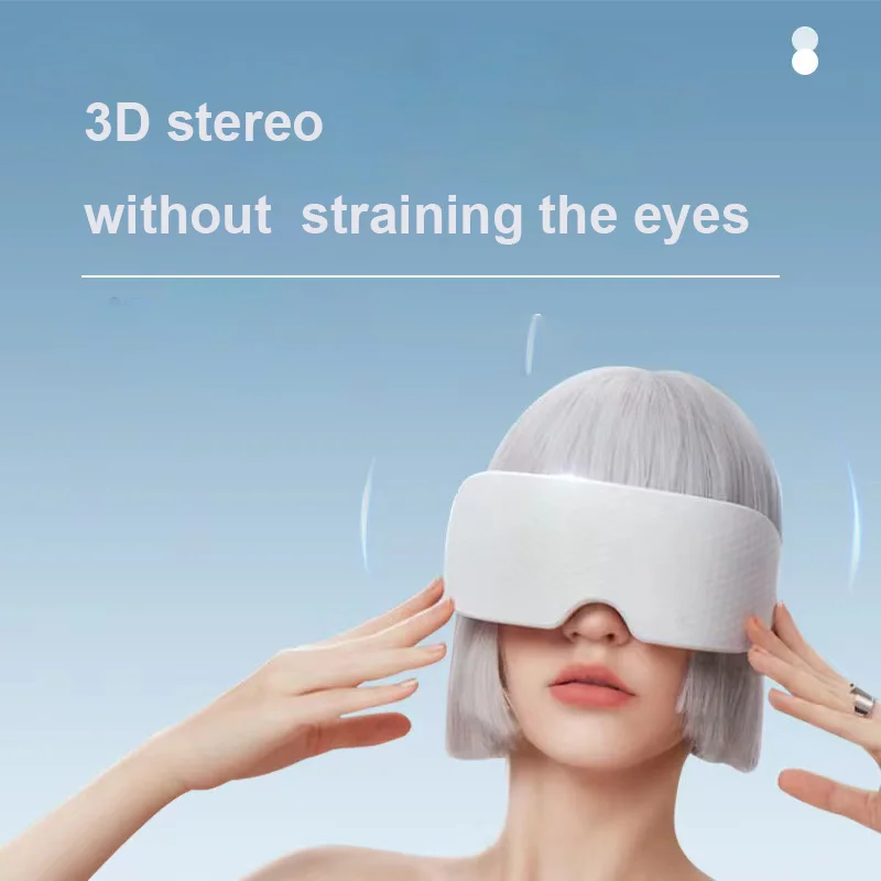 Eye Massager Xech Wireless Air Pressure, Vibration, Eye Massager Xech Eye Massager Machine Large Glasses with Head Massager