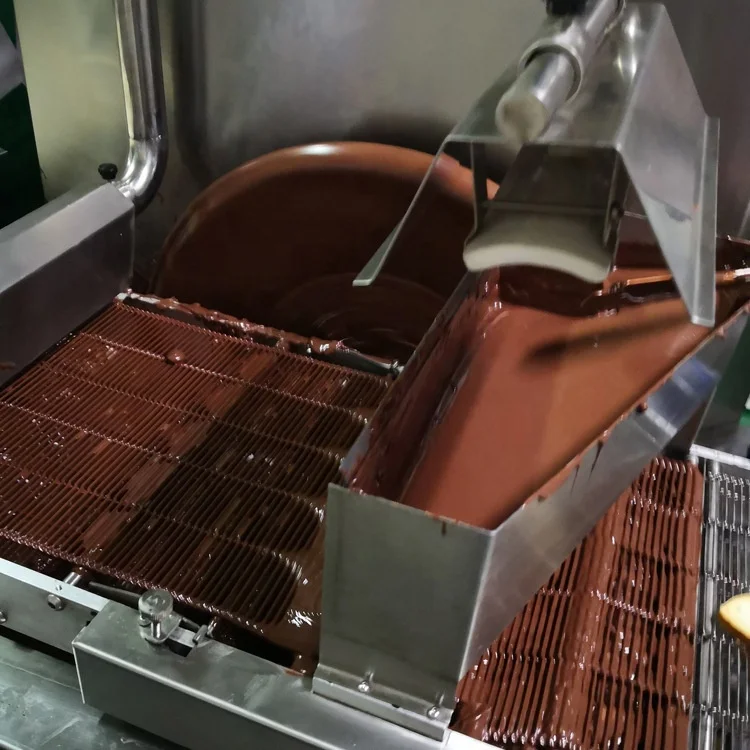 
small 30L 60L Chocolate tempering enrobing machine 