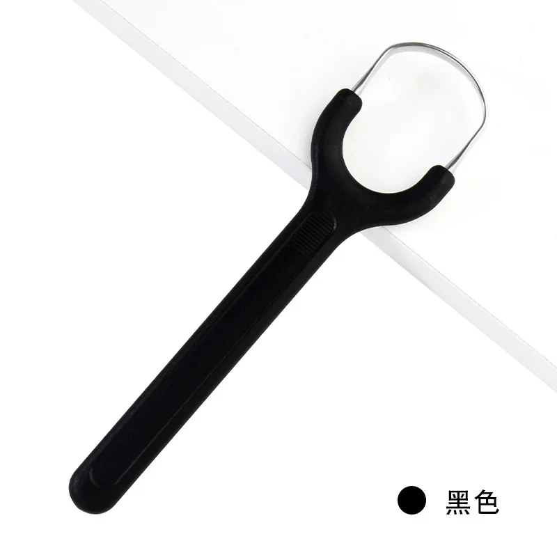 High Quality Stainless Steel Metal U-Shaped Tongue Scraper Removes Bad Breath And Cleans The Tongue