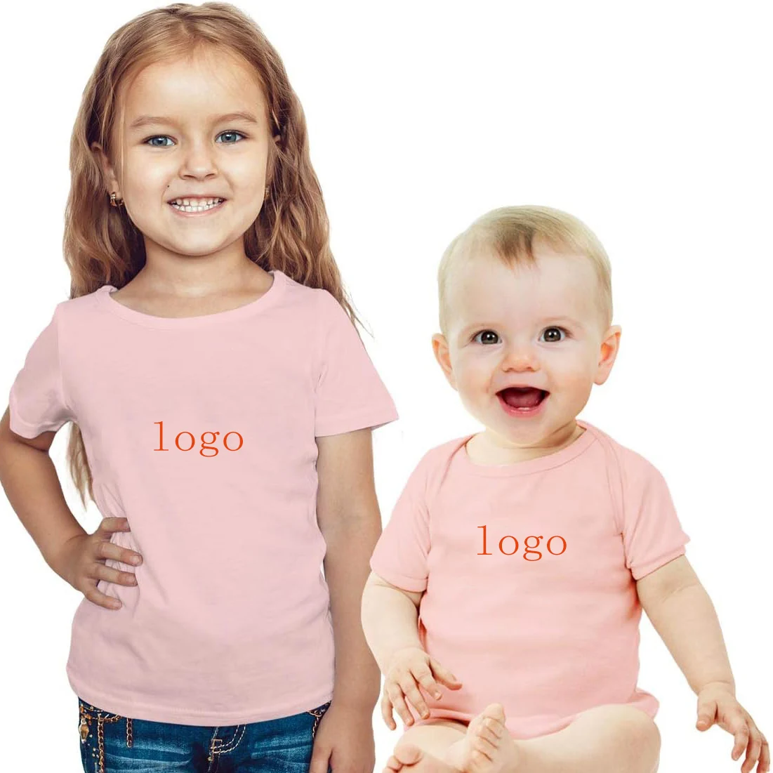 Sister brother clothes set  shirt and romper design custom Gaoteng manufacturing Family matching
