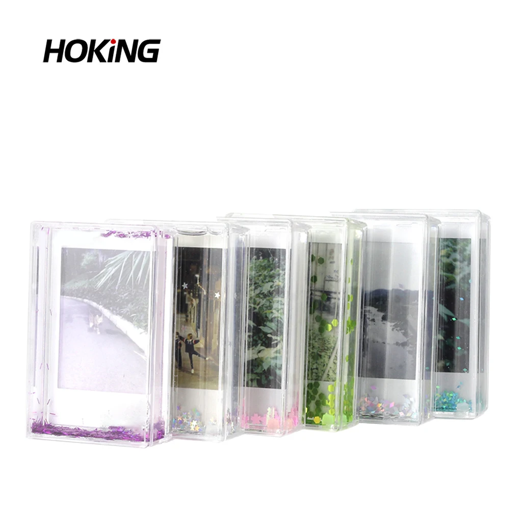 2019 New Fujifilm Instax 3 Inch Mini Film Liquid Quick Sand Photo Frame