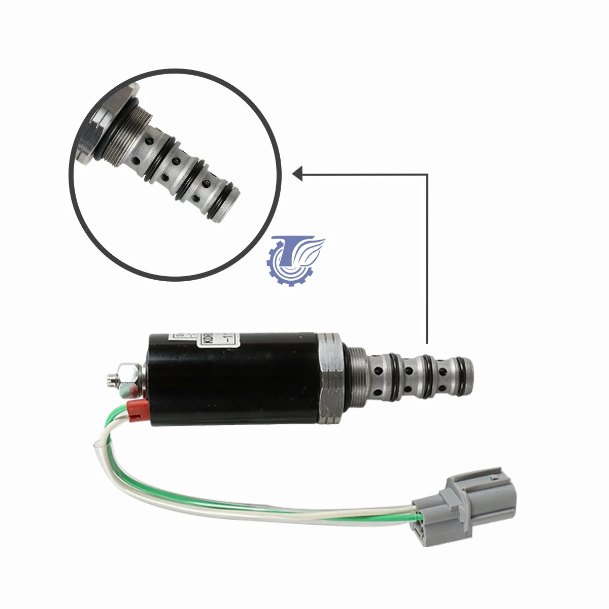 YN35V00005F1 KDRDE5K-20/G24D12A is suitable for Kobelco SK60 SK100L SK200-2 hydraulic solenoid valve