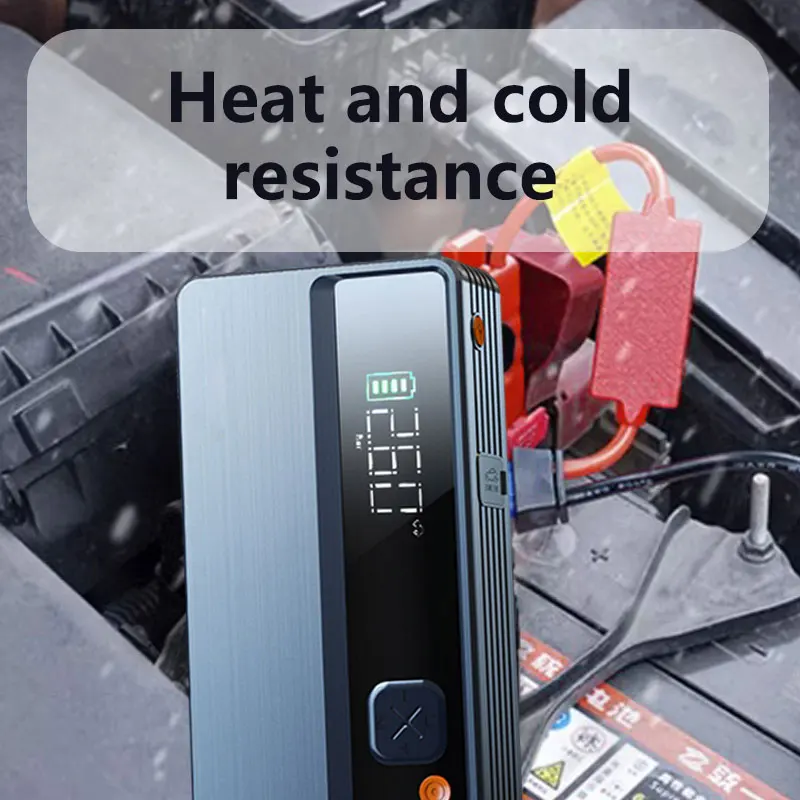 2023 trends car jump starter 12V lithium battery power bank jump pack with air compressor tire inflator booster charger for car