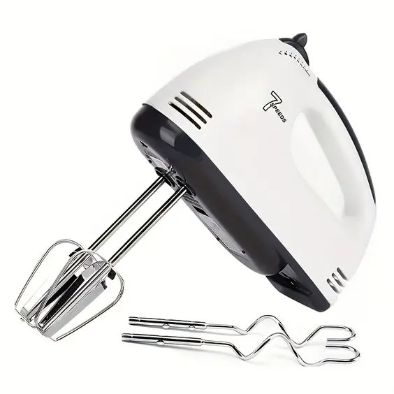 Portable kitchen Electric Hand Mixer Baking Cake Egg Cream Food Beater 7 Speed Household Handheld Mixer
