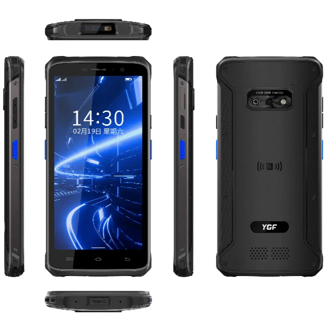 Полноэкранный прочный сканер штрих-кодов F20M Android 8 1 IP65 4G Wi-Fi 1D/2D ручной КПК с NFC