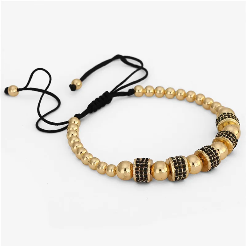 European Hot Selling Handmade Charm Customize Logo Woven Macrame Adjustable Bracelet Men Women