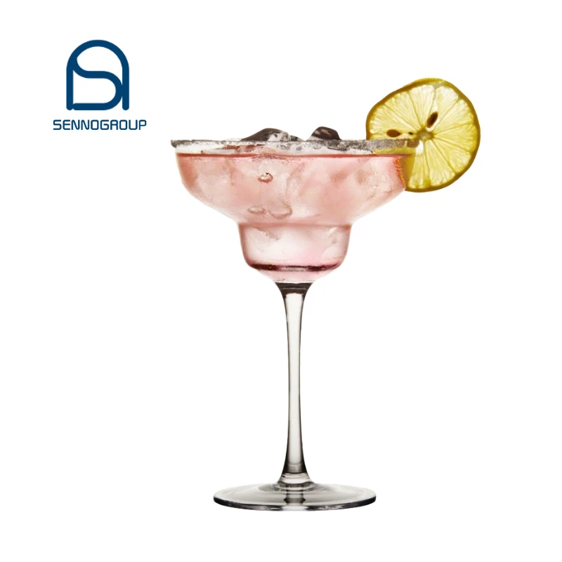 Creative Handmade Margarita glasses Lead-free crystal glass transparent martini wine cocktail glasses goblet glass