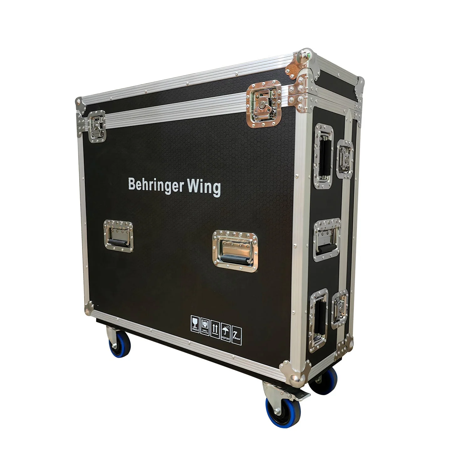 Customized Behringer Wing Flight Case With Wheels Pa Sound System Digital Mixer Three-Open Normal Version Flight Case