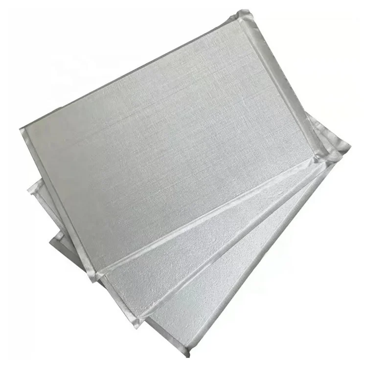 Wall Insulation Fiberglass Inorganic Material Sealed Fumed Silica Vacuum Insulated Board For Interior Wall