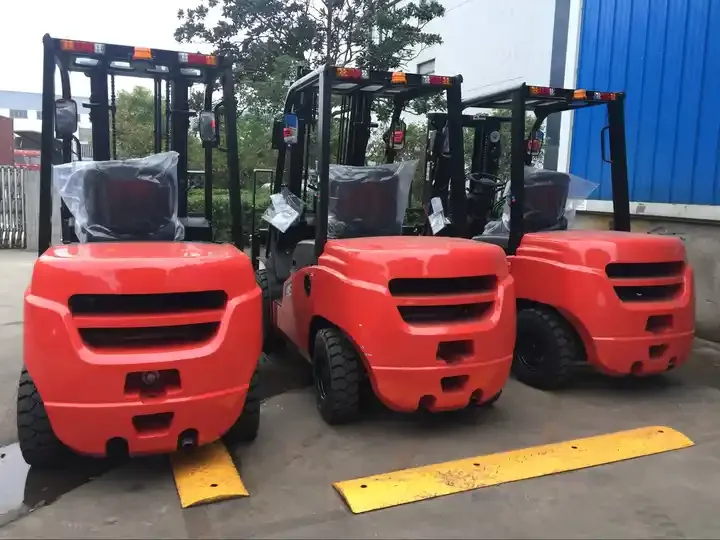 EVERLIFT 3T/5 t  3M  electric forklift truck  4 wheels with Chinese engine gold supplier  forklift price