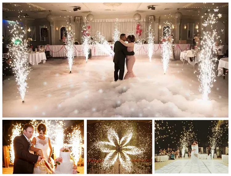 Outdoor fountain fireworks cold fountain fireworks.3m 30s cold stage fireworks fountains and sparklers cold pyro