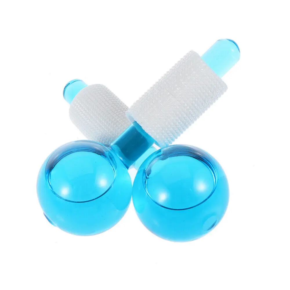 Huafu Facial Globes for Massage Tool Facial Roller Cold Skin Tighten Reduce Puffiness Ice Globes