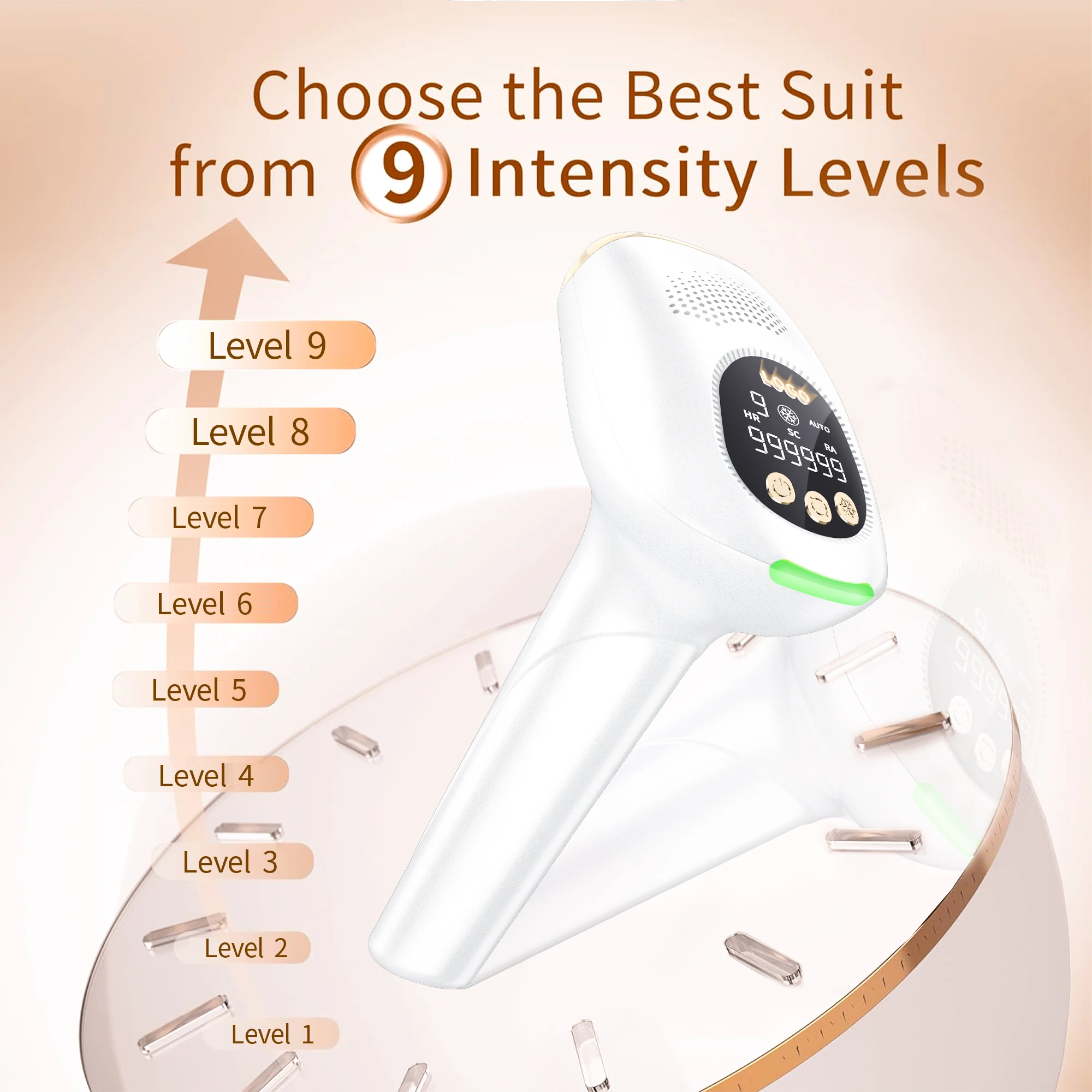 Portable Home Use Body Facial Painless Permanent Ipl Laser Hair Removal Machine For Women Man Handset Electric Epilator