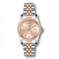 New Charm Design Female Watches Stainless Steel Strap Wristwatch Quartz Clock For Women