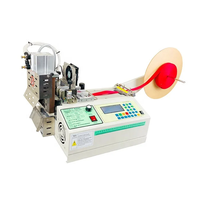 Automatic Hot Cold Knife Nylon Webbing Tape Ribbon Cutter Cutting Machine