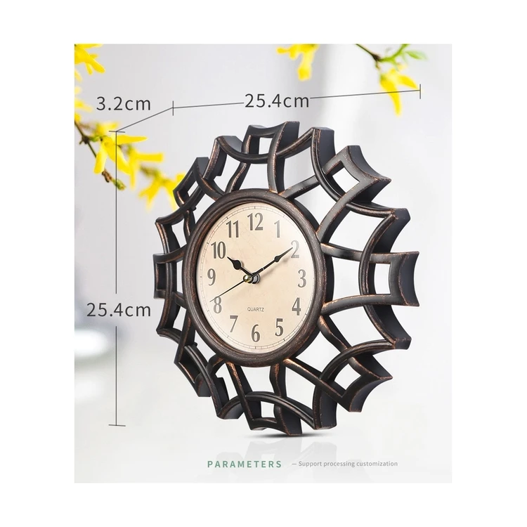 New Style Hot Selling Art Luxury Modern Home Decorative 3d Wall Clock