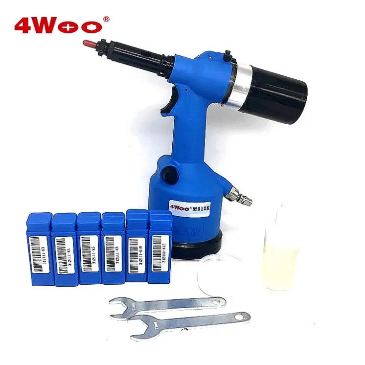 Blue color Hydraulic riveter rivet nu gun M312  china factory air tools automatic riveters lOW PRICE   Pneumatic nut gun