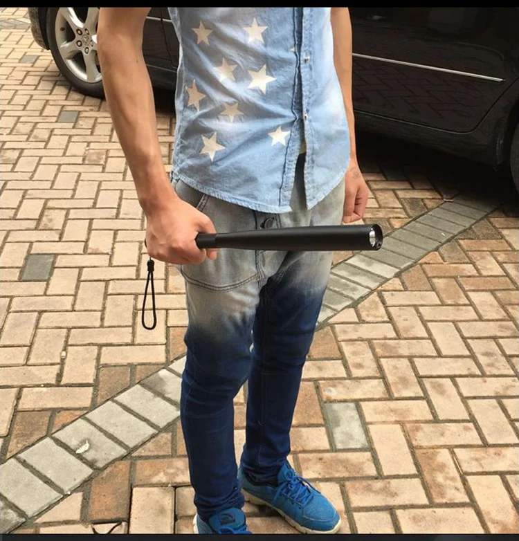 Self Defense Baseball Flashlight Stick Outdoors Emergency Personal Defense Supplies Extended Baseball Bat Anti Riot Equipment (5)