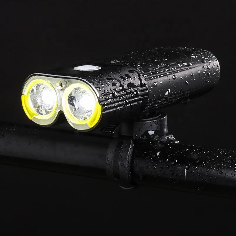 USB Rechargeable Bike Led Light Waterproof Cycling Power Bank Professional Flashlight Lamp Accessories Led Bike Light