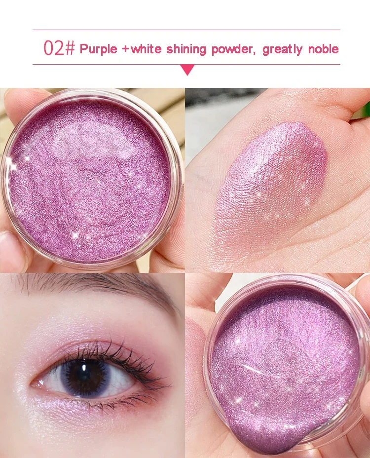 Wholesale new 6 color pearl matte mashed potato sequins eye shadow