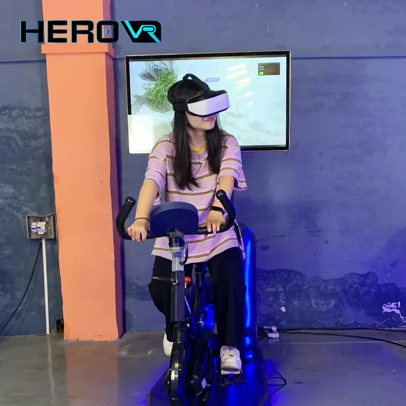 HEROVR VR спортивный фитнес Виртуальная реальность упражнения виртуальной реальности мотоцикл аркадная езда виртуальные аттракционы симулятор