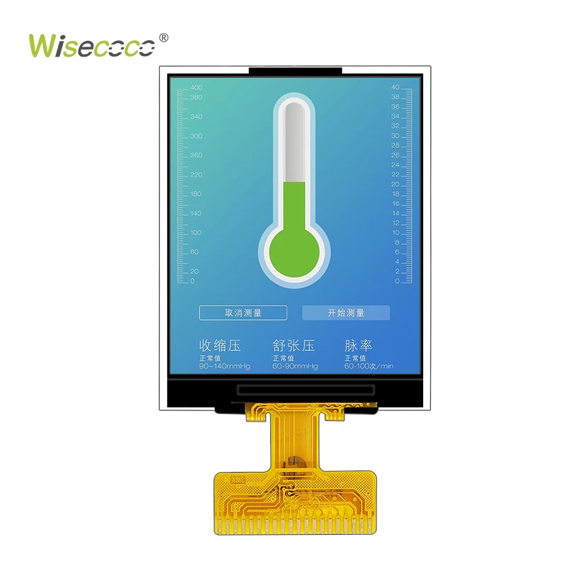 Wisecoco Uart 1.77 Inch Wide Viewing Angle ST7735S Drive IC 128*160 Hmi Serial Solution Display Tft Lcd Module