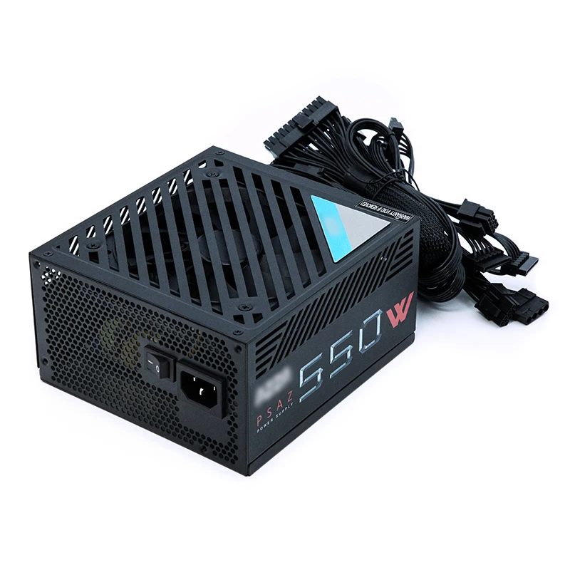 80% высокоэффективный 650 Вт APFC 80 PLUS Бронзовый источник питания для игрового компьютера ПК ATX ЦП 550