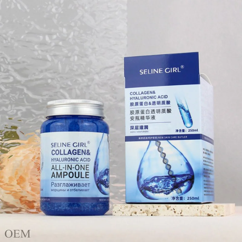 Best face serum vitamin c skin brightening organic collagen serum for face with hyaluronic acid